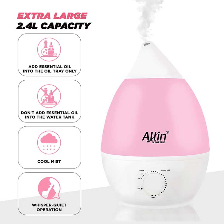 Allin Exporters J66 Ultrasonic Humidifier Cool Mist - Image 3