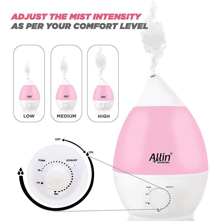 Allin Exporters J66 Ultrasonic Humidifier Cool Mist - Image 6