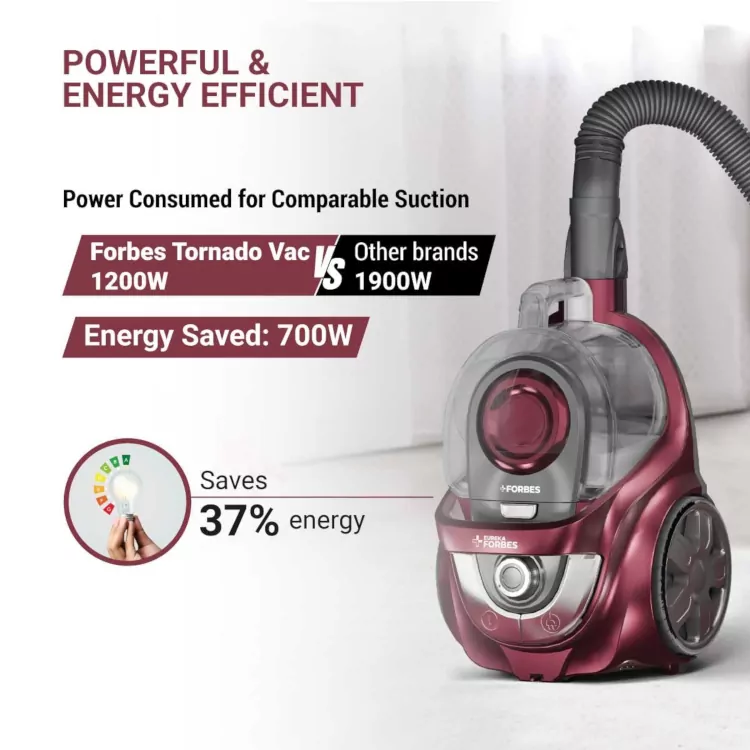 Eureka Forbes Tornado Vacuum Cleaner | Powerful 24 kPa Suction - Image 4